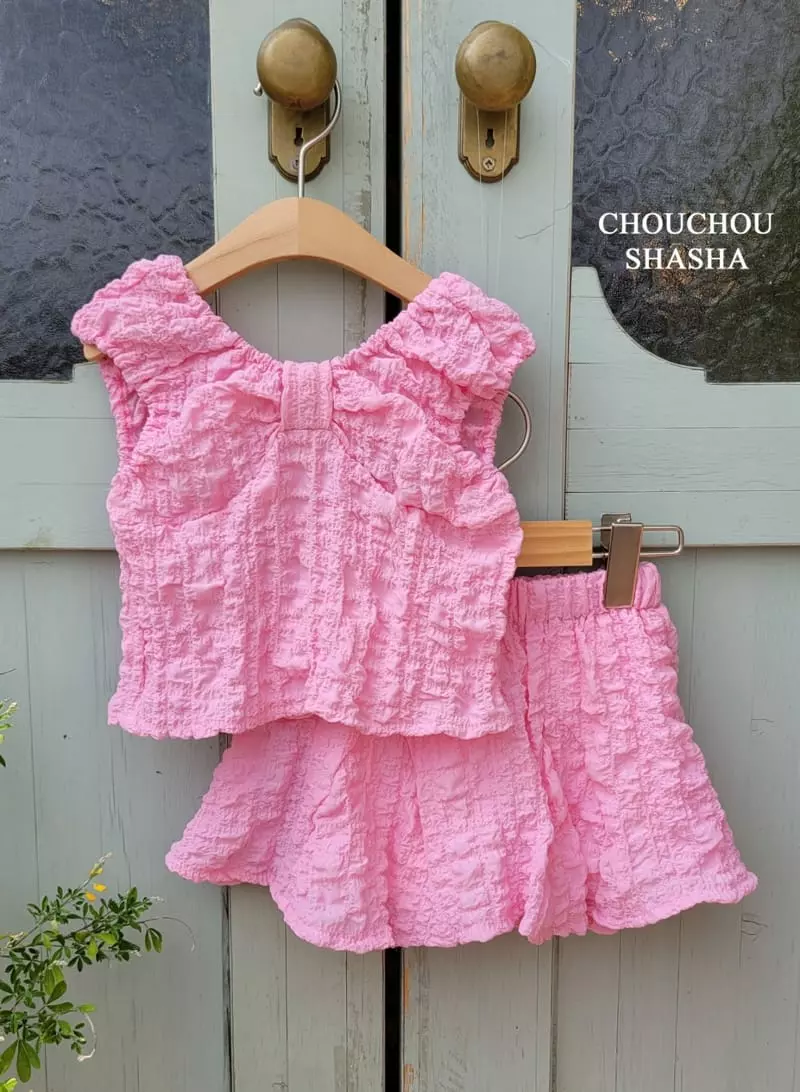 Chouchou Shasha - Korean Children Fashion - #prettylittlegirls - Muse Top Bottom Set - 2
