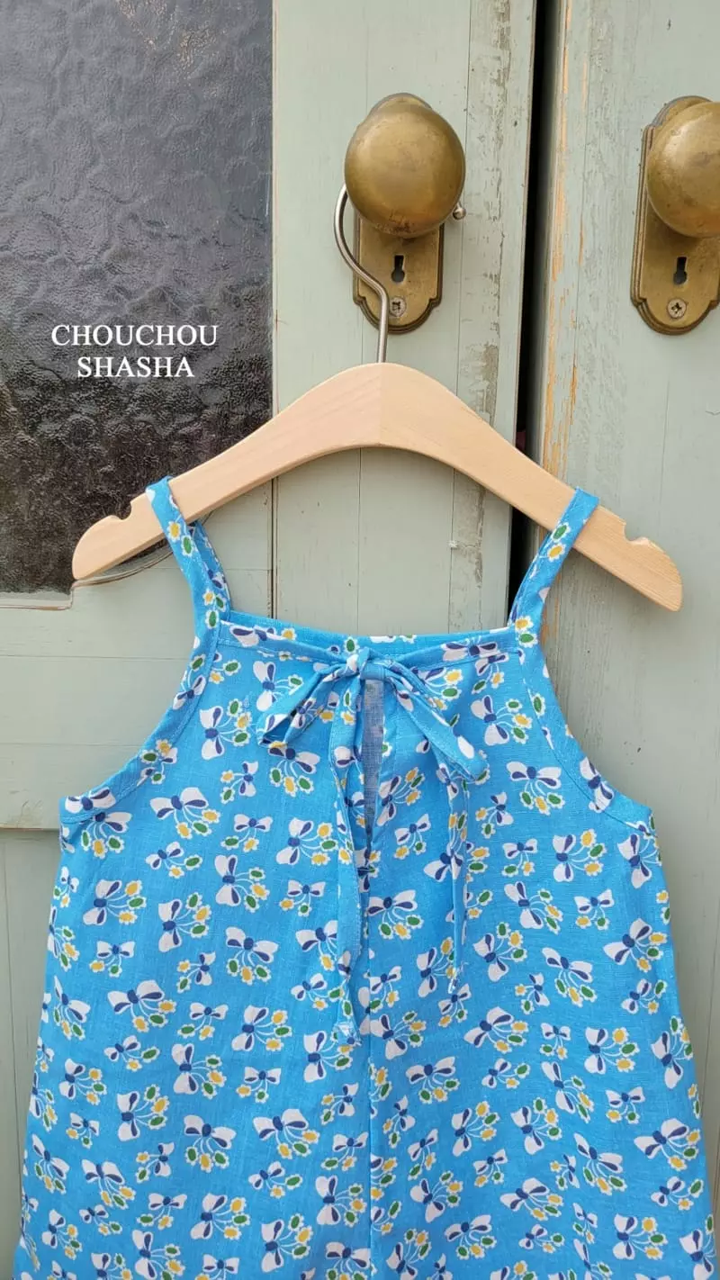 Chouchou Shasha - Korean Children Fashion - #todddlerfashion - Ribboni Jumpsuit - 2