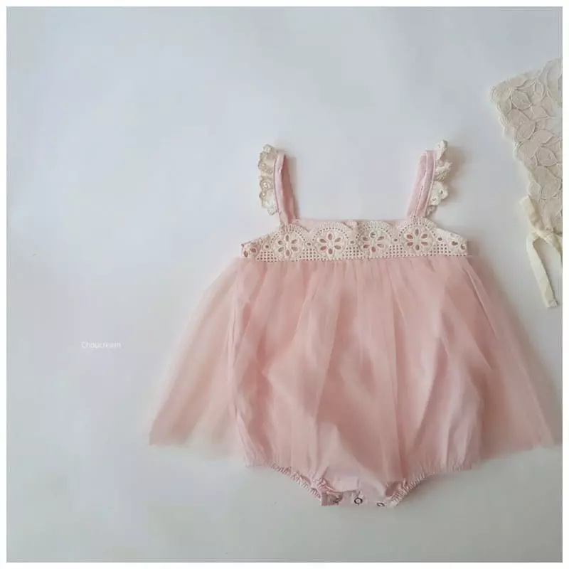 Choucream - Korean Baby Fashion - #babyboutique - Lace Sha Bodysuit - 9