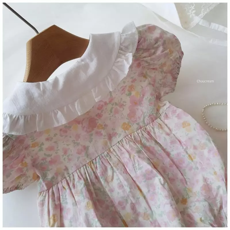 Choucream - Korean Baby Fashion - #babyboutique - Lady Collar Bodysuit - 8