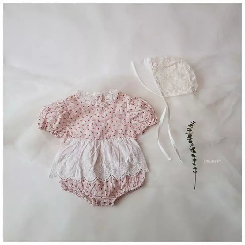 Choucream - Korean Baby Fashion - #babyfever - Picnic Bodysuit - 2
