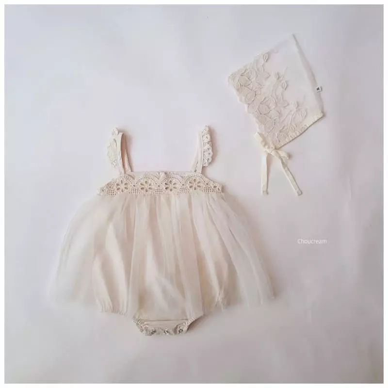Choucream - Korean Baby Fashion - #babylifestyle - Lace Sha Bodysuit