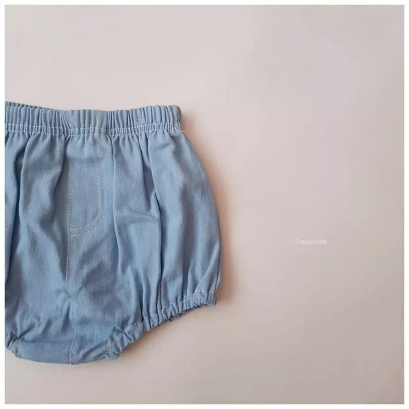 Choucream - Korean Baby Fashion - #babylifestyle - Denim Dungarees Bloomer - 4