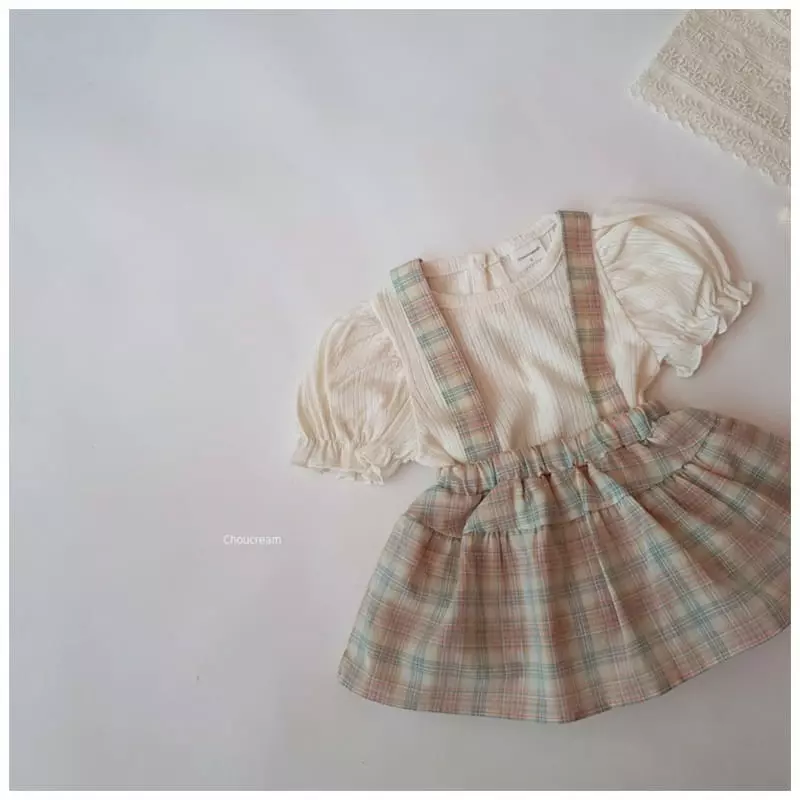 Choucream - Korean Baby Fashion - #babyoninstagram - Dungarees Frill Bloomer - 4