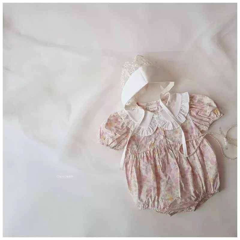 Choucream - Korean Baby Fashion - #babyootd - Lady Collar Bodysuit