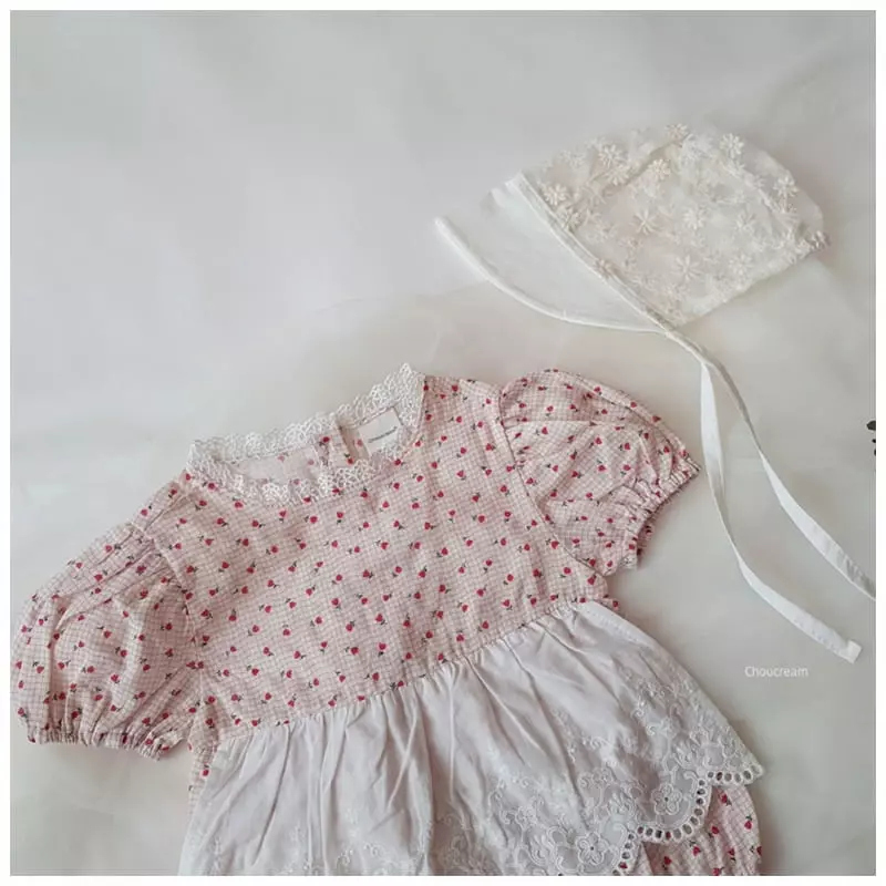 Choucream - Korean Baby Fashion - #babyoutfit - Picnic Bodysuit - 7
