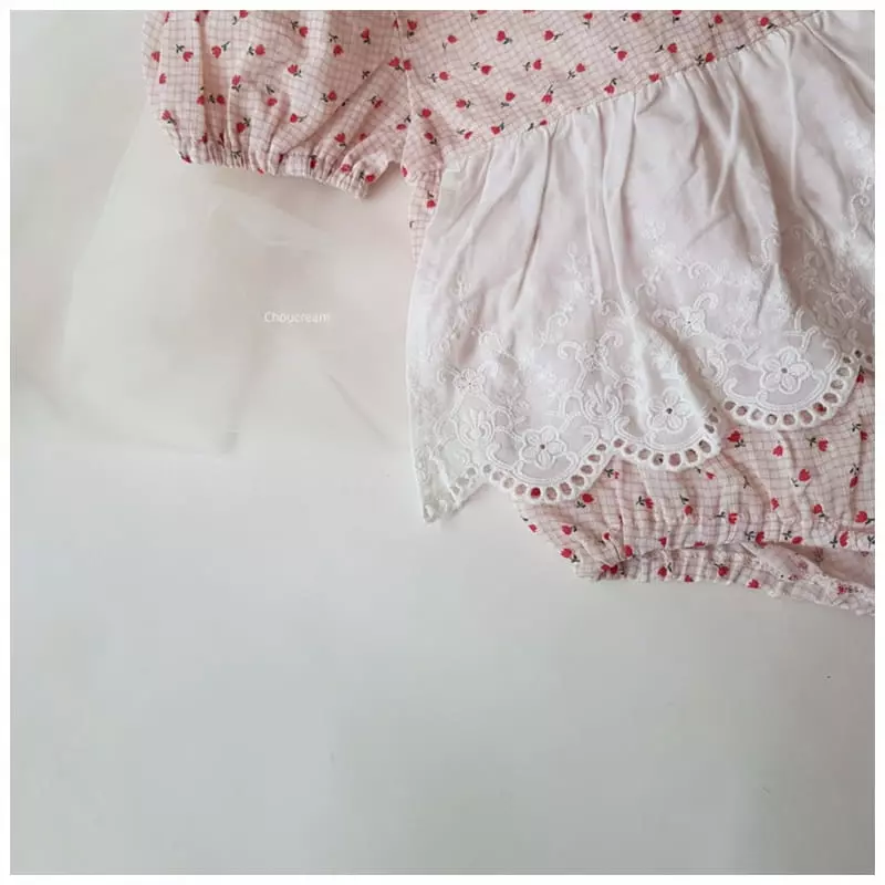 Choucream - Korean Baby Fashion - #babyoutfit - Picnic Bodysuit - 8