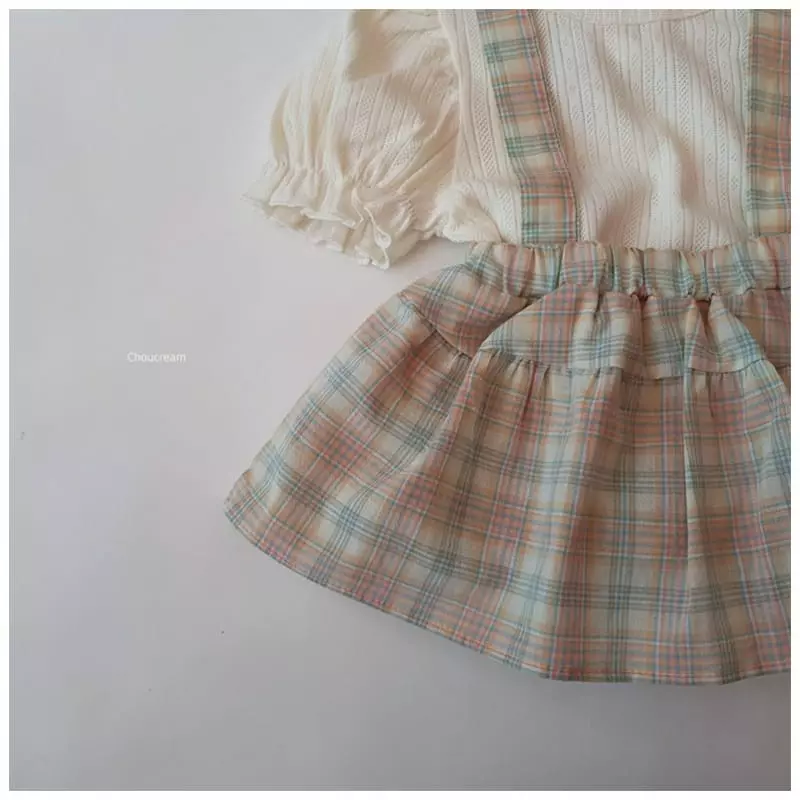 Choucream - Korean Baby Fashion - #babyoutfit - Dungarees Frill Bloomer - 6