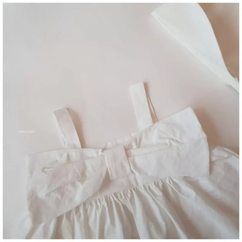 Choucream - Korean Baby Fashion - #babywear - Big Ribbon Blouse - 3