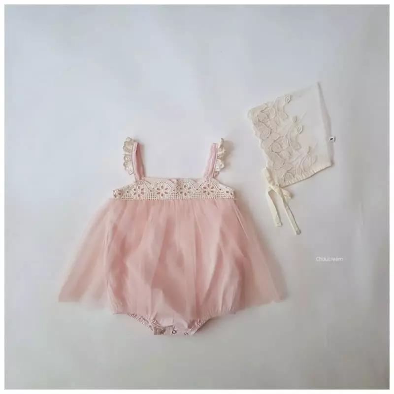 Choucream - Korean Baby Fashion - #onlinebabyboutique - Lace Sha Bodysuit - 7