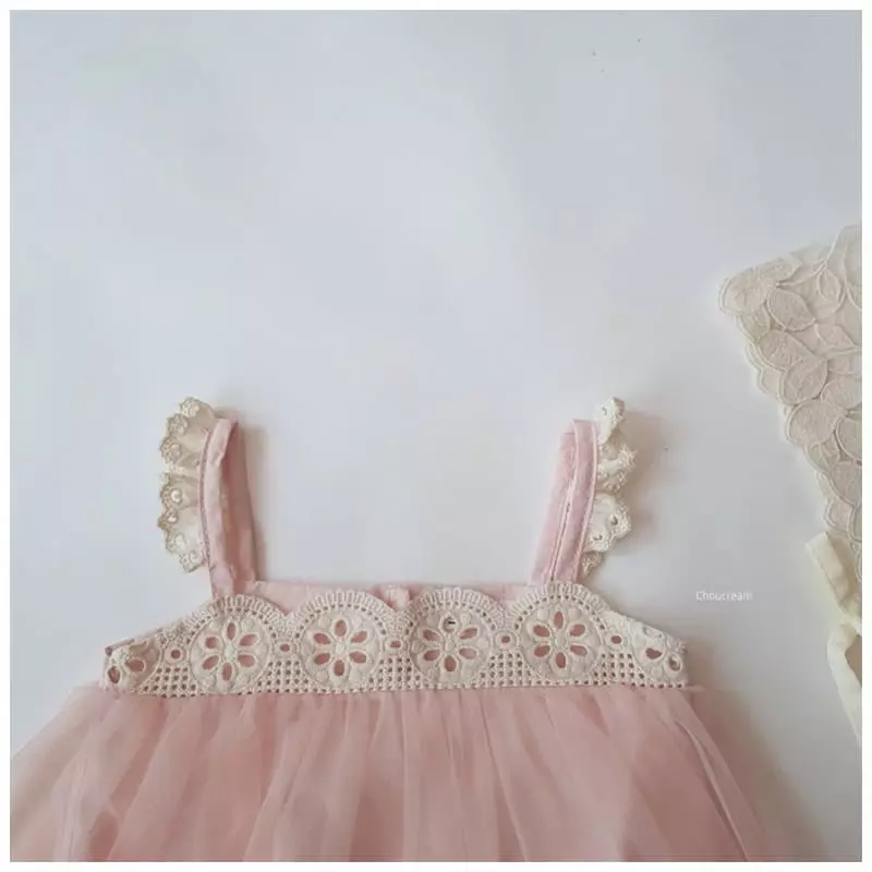 Choucream - Korean Baby Fashion - #onlinebabyshop - Lace Sha Bodysuit - 8
