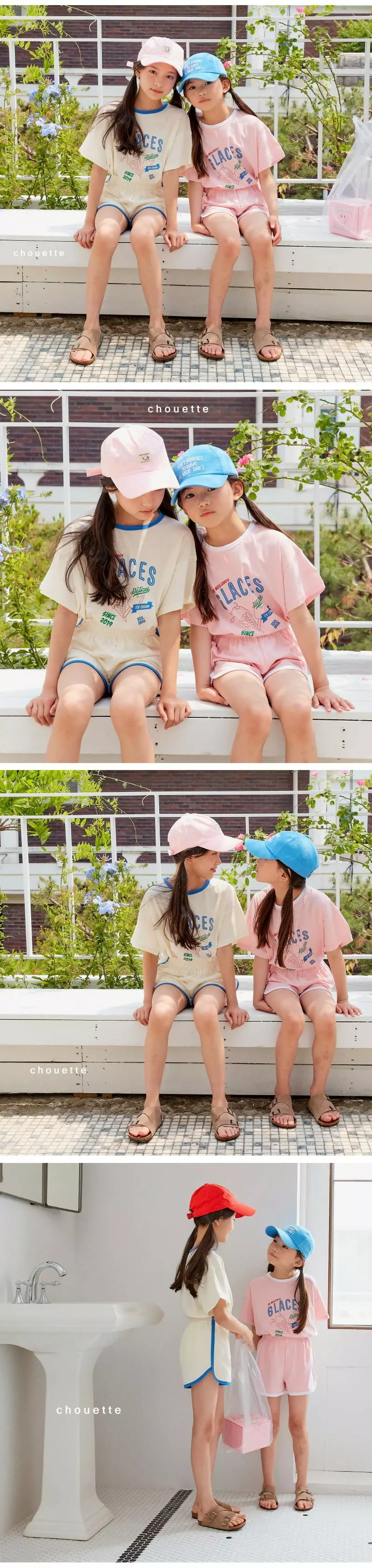 Chouette - Korean Children Fashion - #childofig - Ice Cream Top Bottom Set - 2