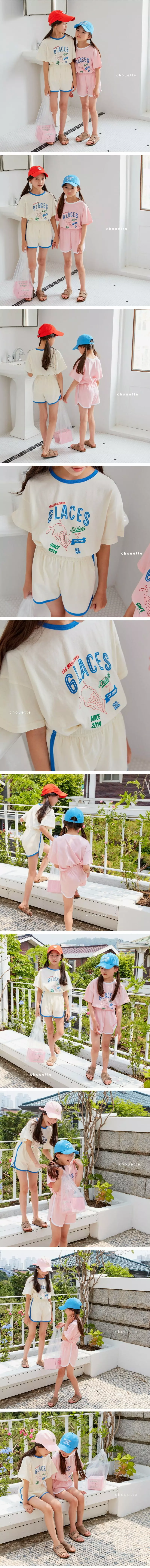 Chouette - Korean Children Fashion - #prettylittlegirls - Ice Cream Top Bottom Set