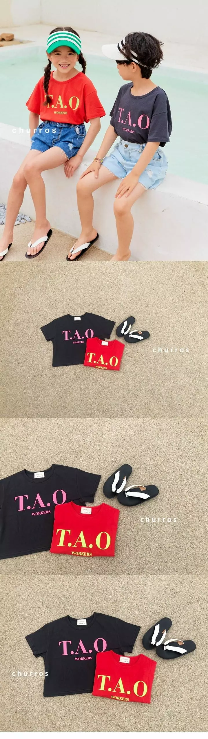 Churros - Korean Children Fashion - #designkidswear - TAO Paint Tee - 2