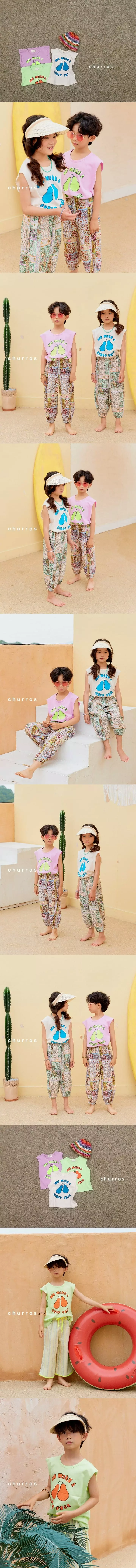 Churros - Korean Children Fashion - #designkidswear - Pear Cutting Tee