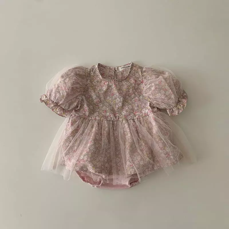Ciel De Maman - Korean Baby Fashion - #babyfever - The Flower Bodysuit - 2