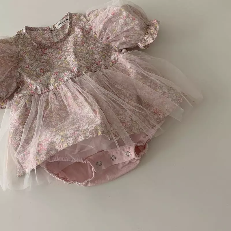 Ciel De Maman - Korean Baby Fashion - #babygirlfashion - The Flower Bodysuit - 4