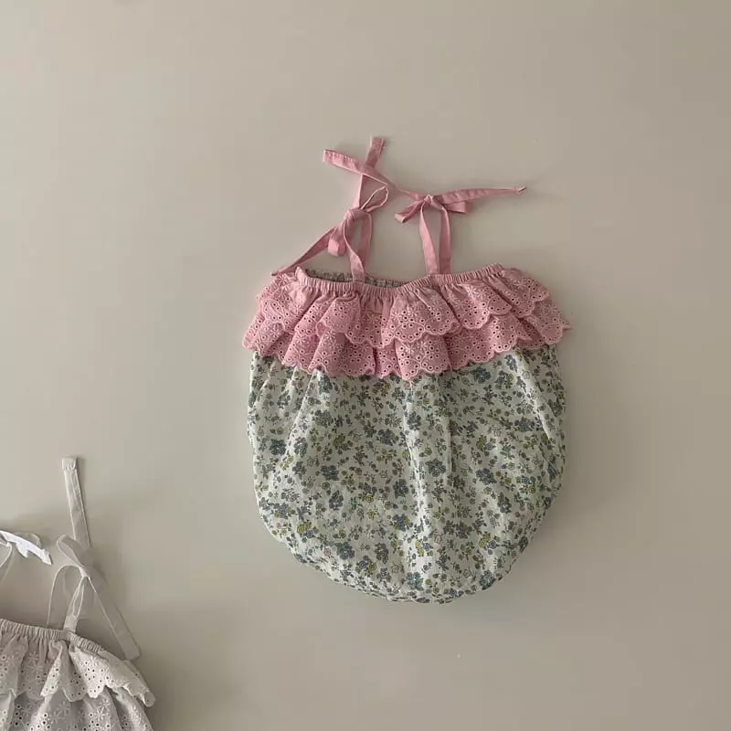 Ciel De Maman - Korean Baby Fashion - #babylifestyle - Sunny Frill Sleeveless Bodysuit - 3