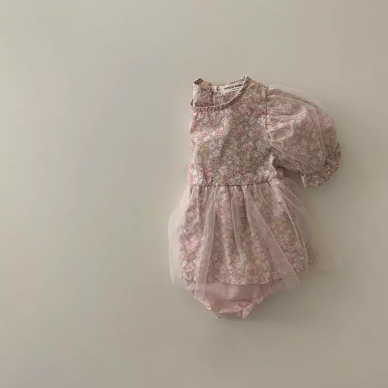 Ciel De Maman - Korean Baby Fashion - #babyoutfit - The Flower Bodysuit - 7