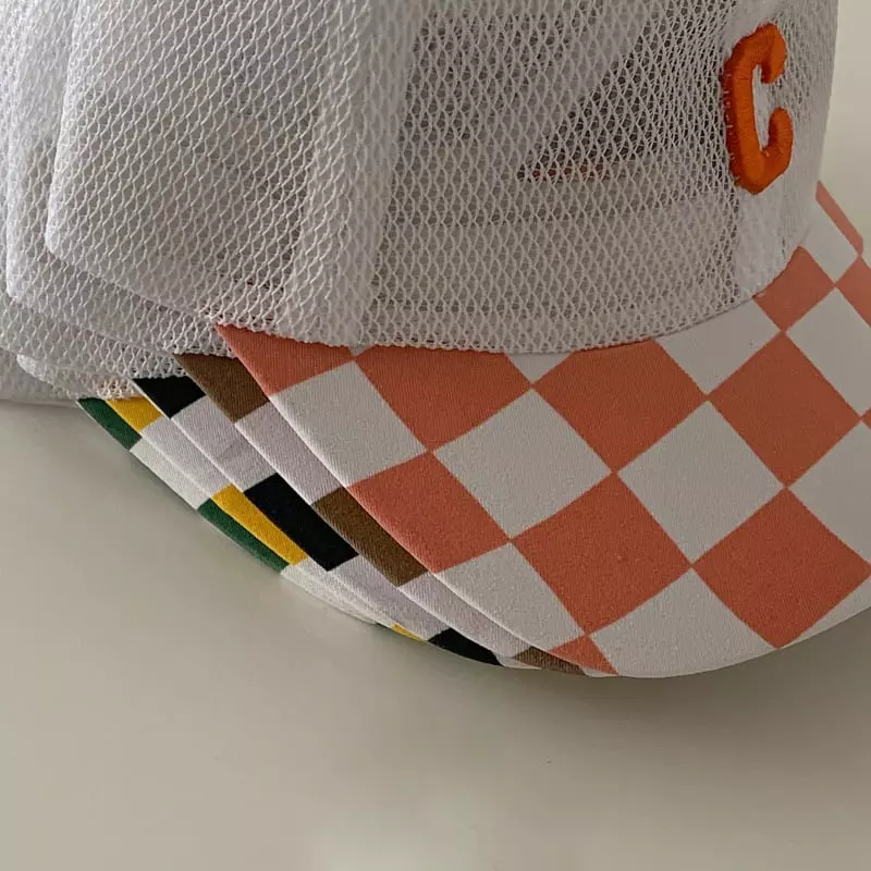 Ciel De Maman - Korean Baby Fashion - #babyoutfit - Checker Board Ball Cap - 3