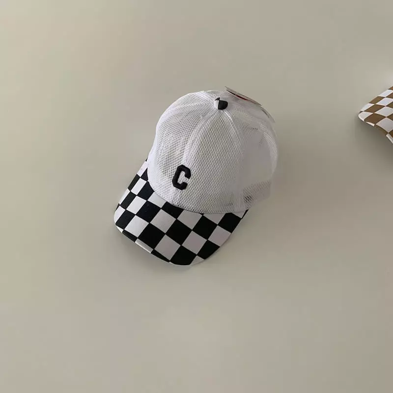 Ciel De Maman - Korean Baby Fashion - #babywear - Checker Board Ball Cap - 5