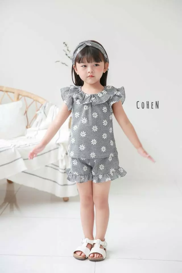 Cohen - Korean Children Fashion - #designkidswear - Daisy Top Bottom Set