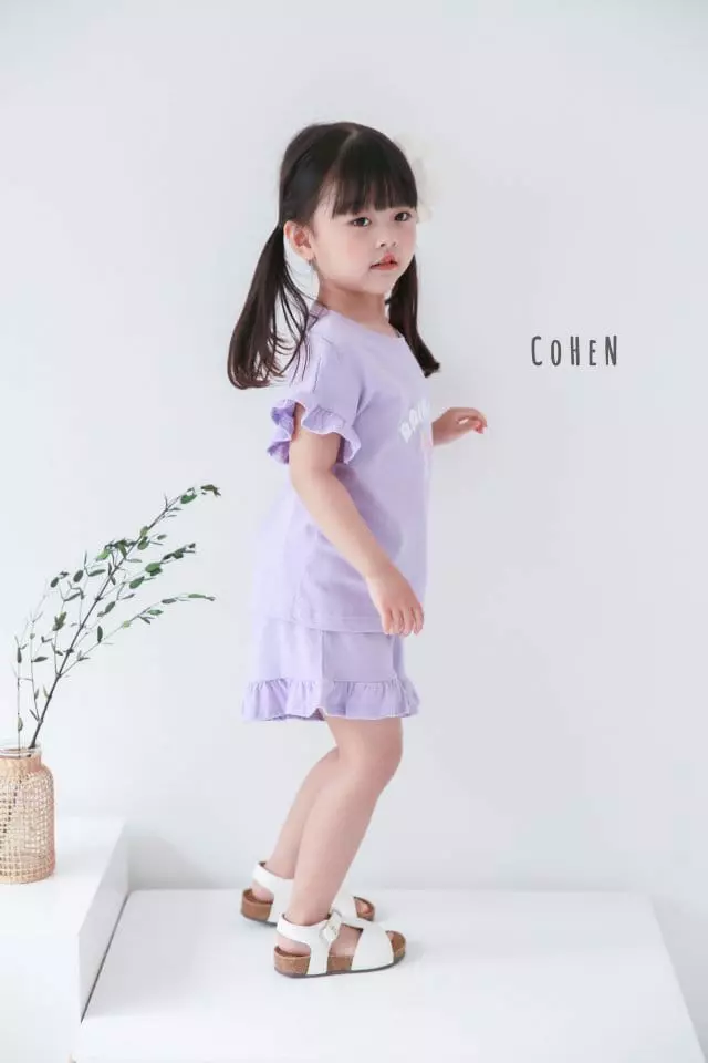 Cohen - Korean Children Fashion - #kidsshorts - Ice Cream Top Bottom Set - 8