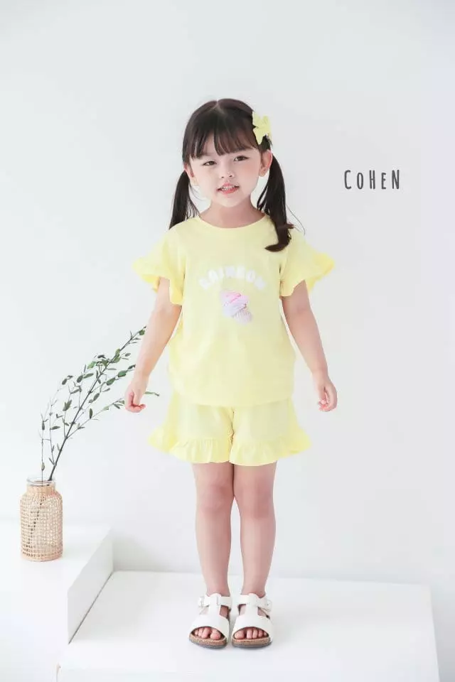 Cohen - Korean Children Fashion - #littlefashionista - Ice Cream Top Bottom Set - 12