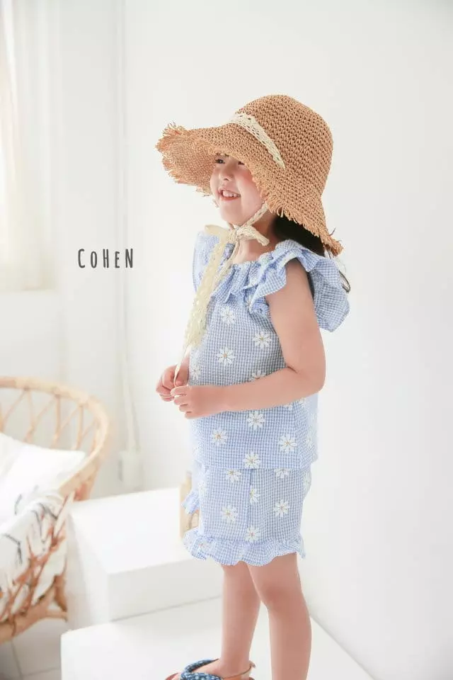 Cohen - Korean Children Fashion - #littlefashionista - Daisy Top Bottom Set - 8