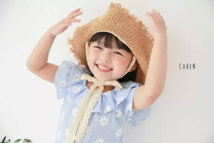 Cohen - Korean Children Fashion - #minifashionista - Daisy Top Bottom Set - 10