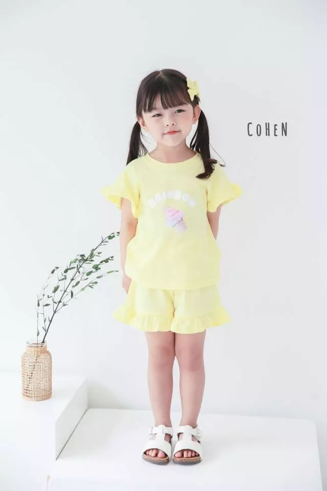 Cohen - Korean Children Fashion - #prettylittlegirls - Ice Cream Top Bottom Set