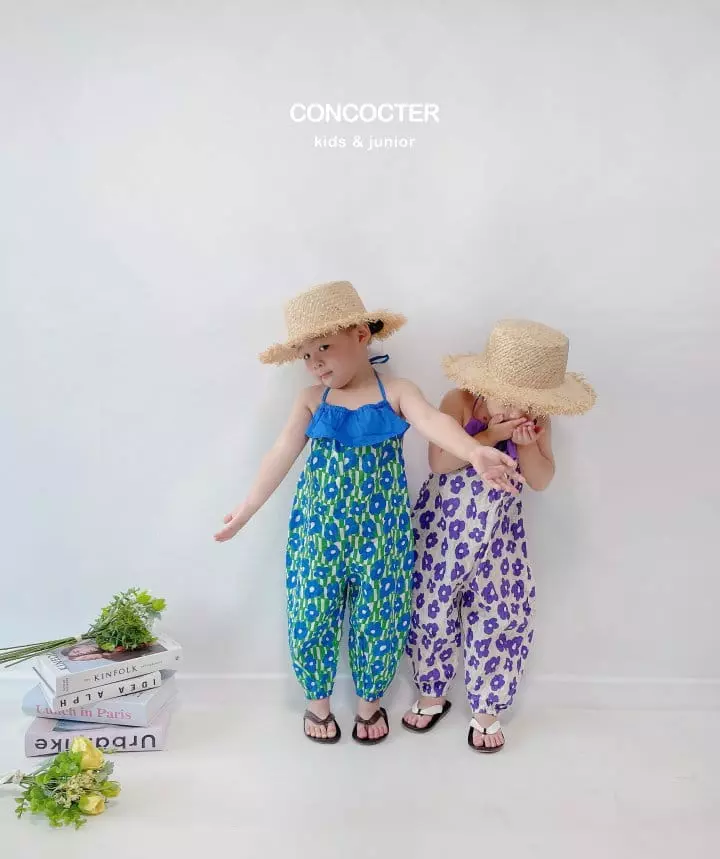 Concocter - Korean Children Fashion - #Kfashion4kids - Whole Neck Jumpsuit - 2
