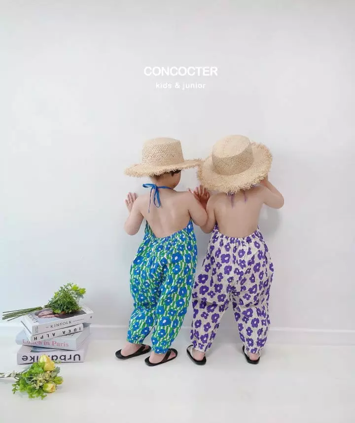 Concocter - Korean Children Fashion - #littlefashionista - Whole Neck Jumpsuit - 3