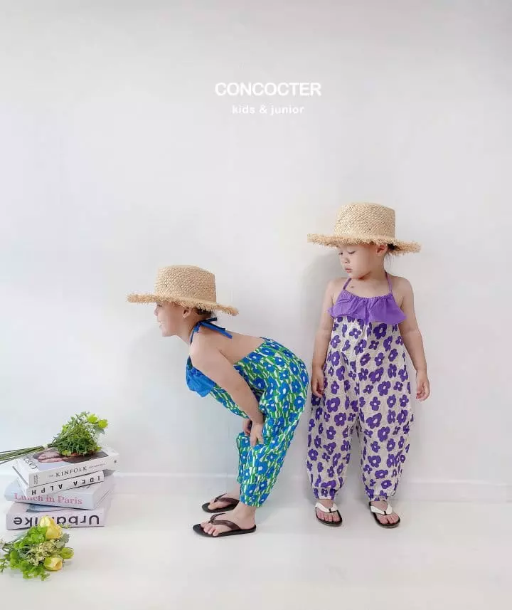 Concocter - Korean Children Fashion - #littlefashionista - Whole Neck Jumpsuit - 4