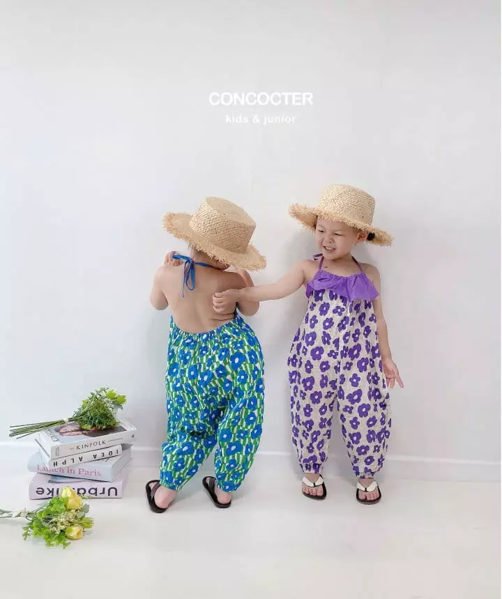 Concocter - Korean Children Fashion - #prettylittlegirls - Whole Neck Jumpsuit - 6