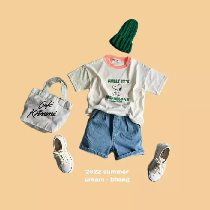 Cream Bbang - Korean Children Fashion - #Kfashion4kids - Smile Eri Tee - 8