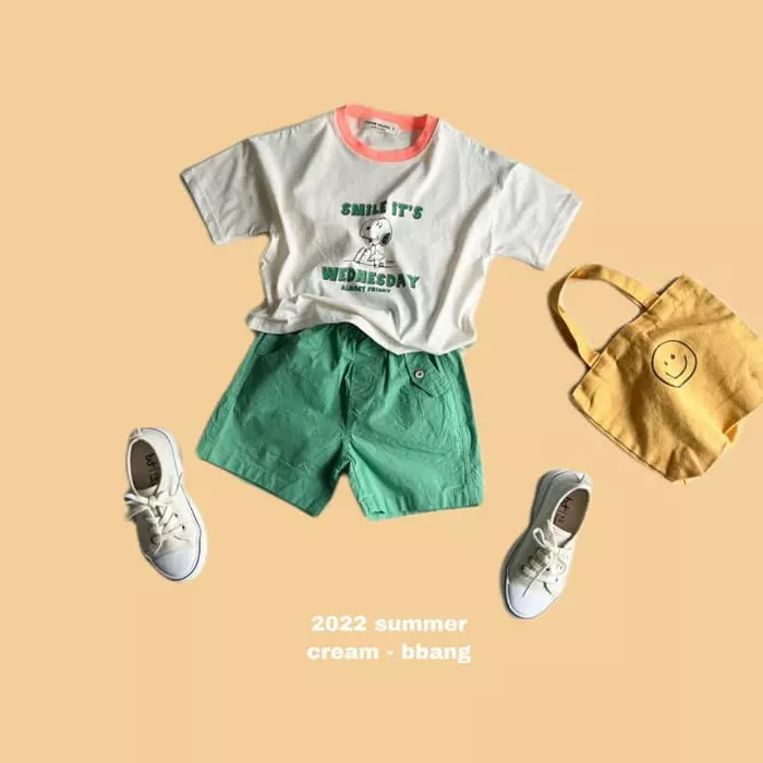 Cream Bbang - Korean Children Fashion - #designkidswear - Smile Eri Tee - 2