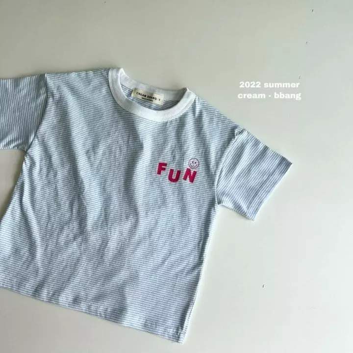 Cream Bbang - Korean Children Fashion - #designkidswear - Fun Stripes Tee - 9