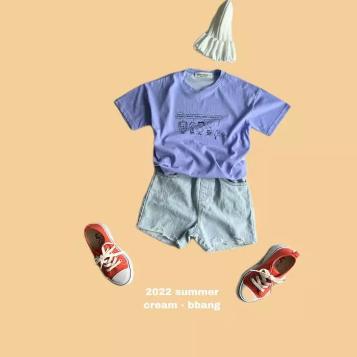 Cream Bbang - Korean Children Fashion - #discoveringself - Great Pigment Tee - 2
