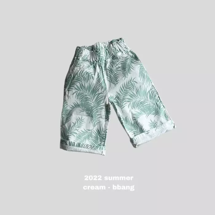 Cream Bbang - Korean Children Fashion - #discoveringself - Palm Linen Pants - 2
