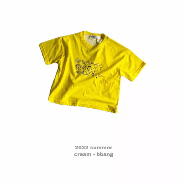 Cream Bbang - Korean Children Fashion - #fashionkids - Great Pigment Tee - 3