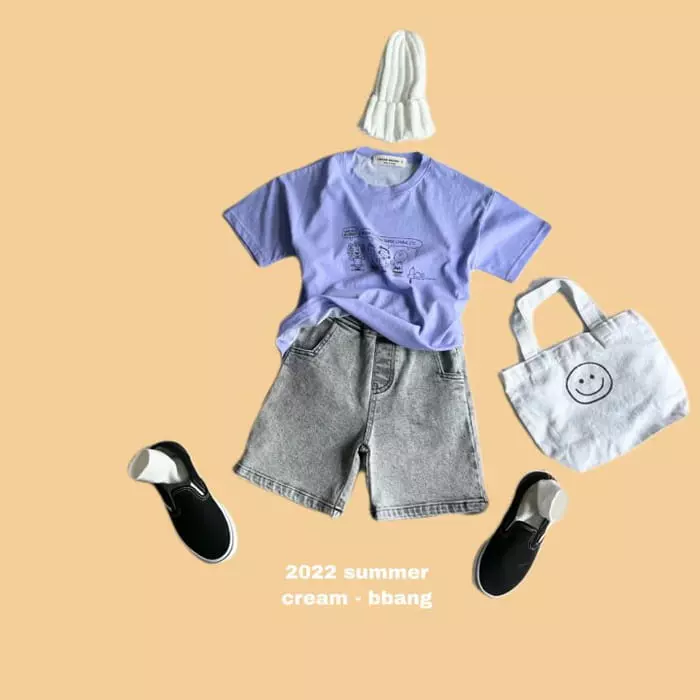 Cream Bbang - Korean Children Fashion - #fashionkids - Great Pigment Tee - 4