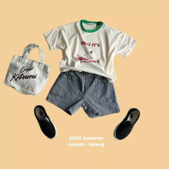 Cream Bbang - Korean Children Fashion - #kidsshorts - Big Pocket Shorts - 3
