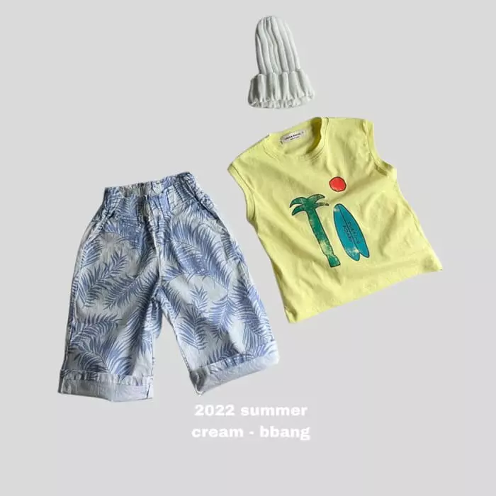 Cream Bbang - Korean Children Fashion - #fashionkids - Palm Linen Pants - 4