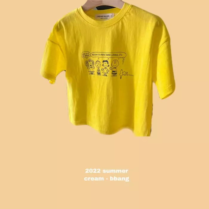 Cream Bbang - Korean Children Fashion - #littlefashionista - Great Pigment Tee - 8