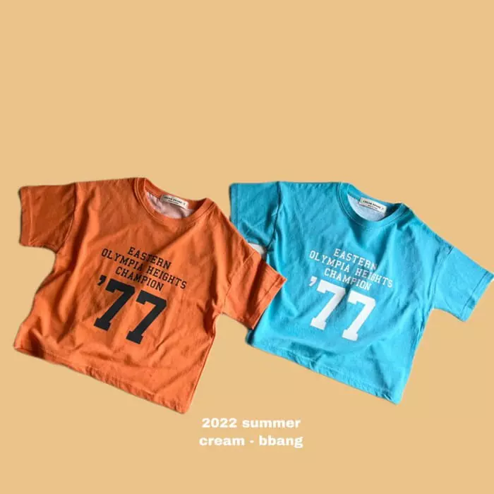 Cream Bbang - Korean Children Fashion - #magicofchildhood - Champion Pigmnet Tee - 7