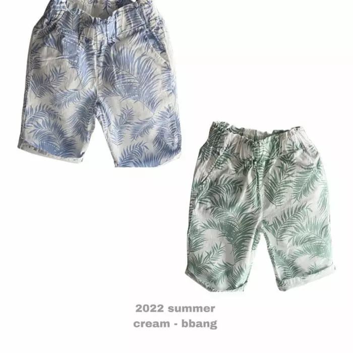 Cream Bbang - Korean Children Fashion - #magicofchildhood - Palm Linen Pants - 9