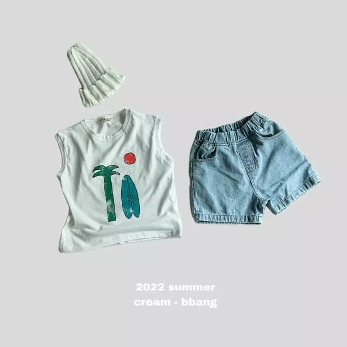 Cream Bbang - Korean Children Fashion - #magicofchildhood - Surfing Sleeveless - 8