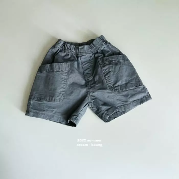 Cream Bbang - Korean Children Fashion - #prettylittlegirls - Big Pocket Shorts - 10
