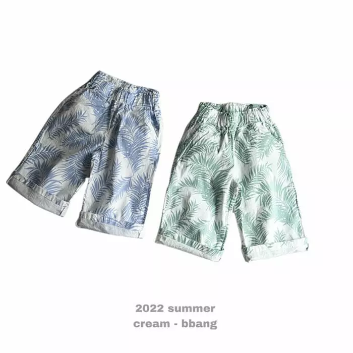 Cream Bbang - Korean Children Fashion - #prettylittlegirls - Palm Linen Pants - 11